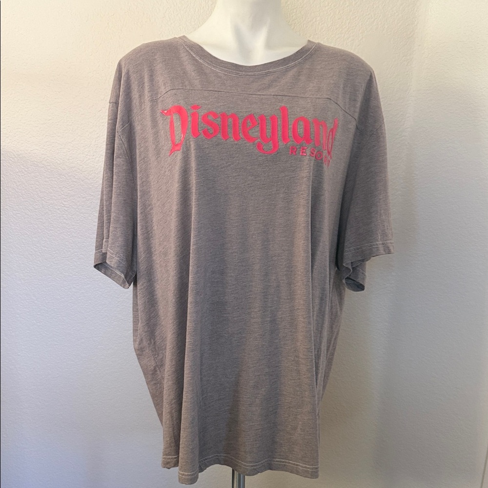 Disney Gray and Pink Short Sleeve Tee